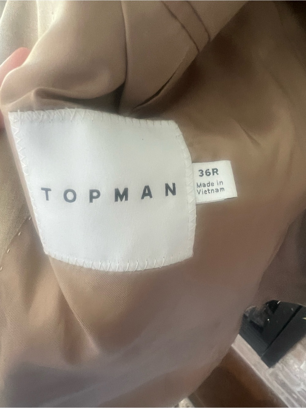 Topman Beige Shawl Collar Blazer - Picture 5 of 5